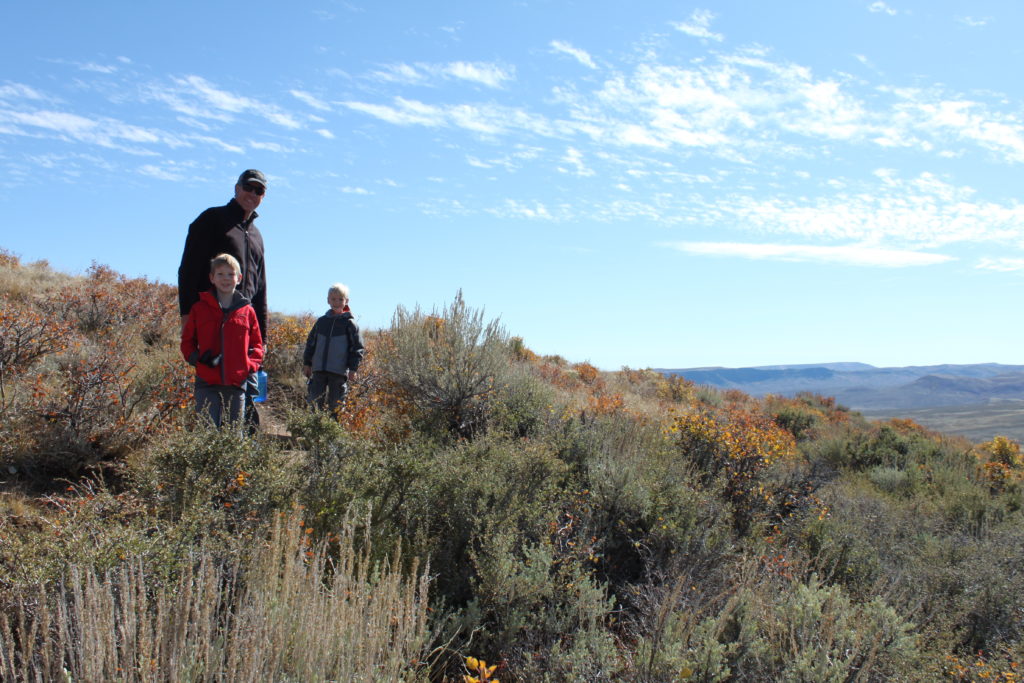Family Visit to Fossil Butte National Monument