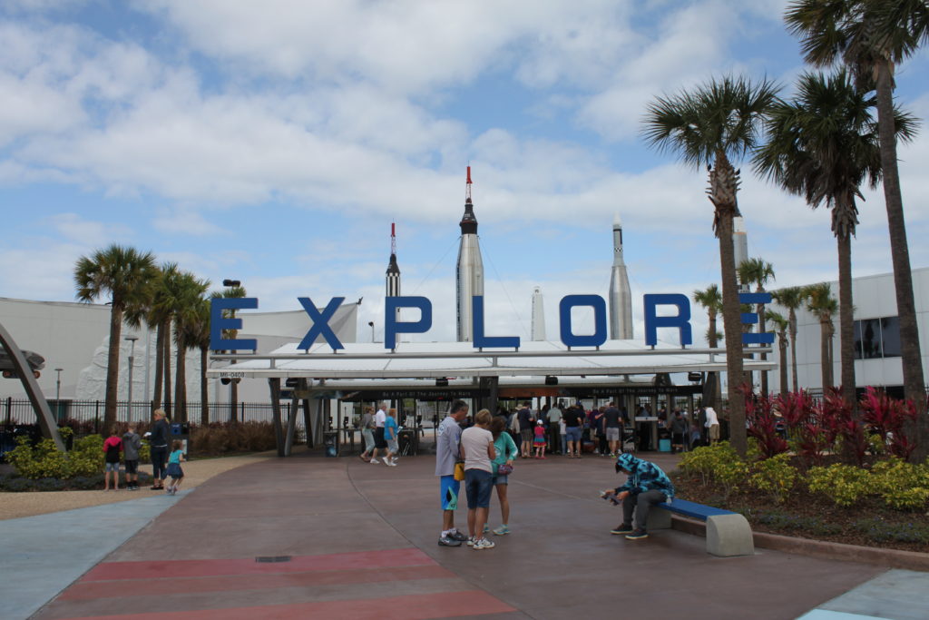 Family visit to Kennedy Space Center FL