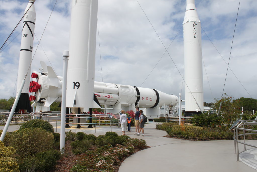 Family visit to Kennedy Space Center FL