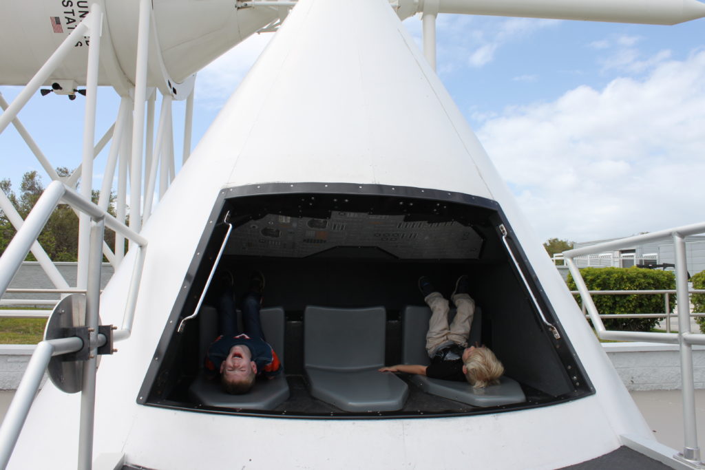 family visit to Kennedy Space Center