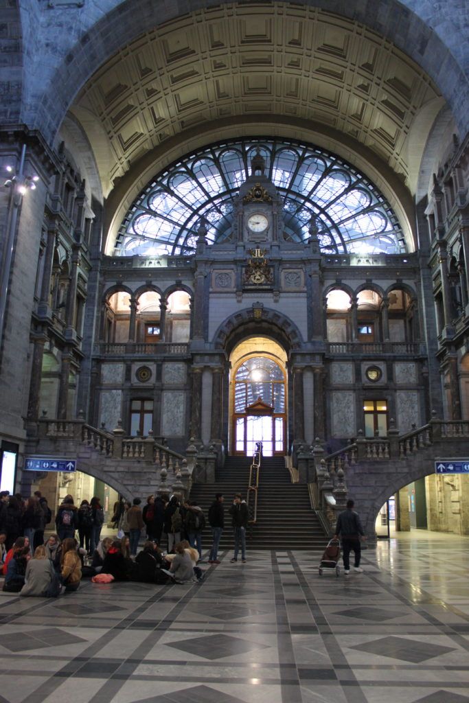Antwerp Belgium Train Station