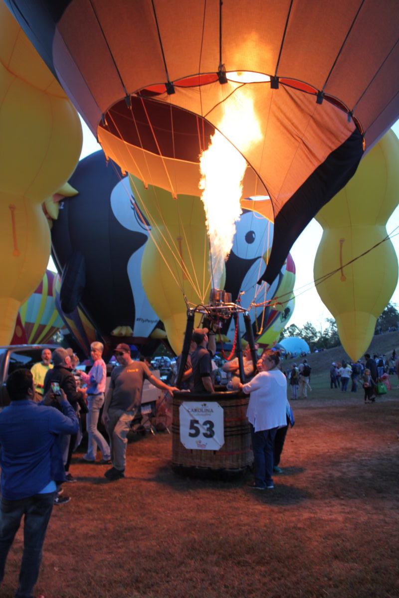 At The North Carolina Balloon Festival The Family Trip