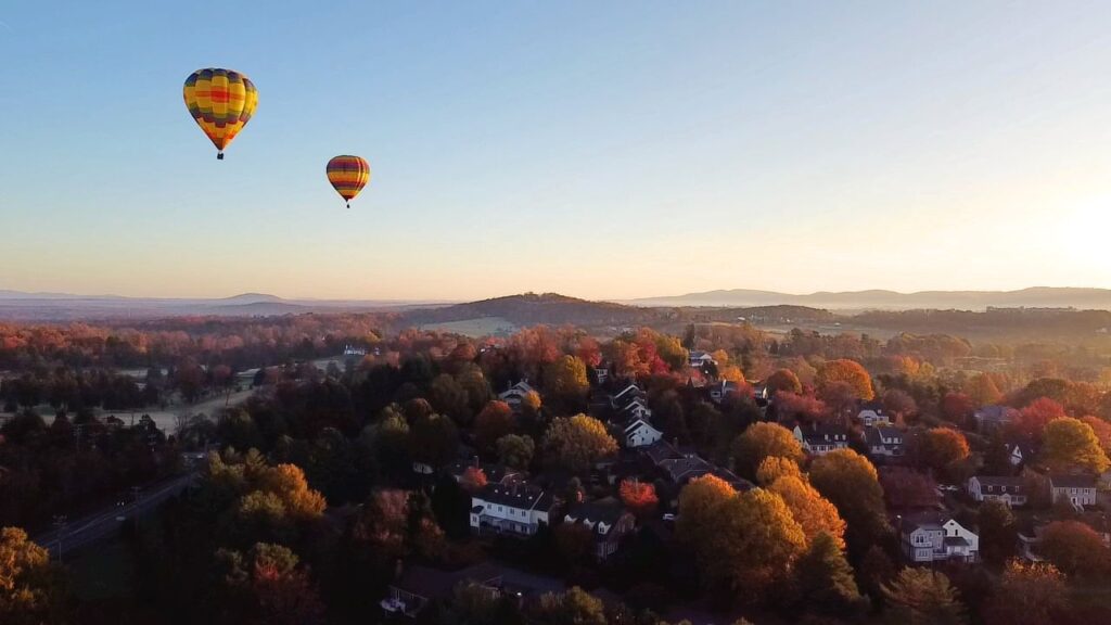 Hot Air Balloon Ride Over Charlottesville