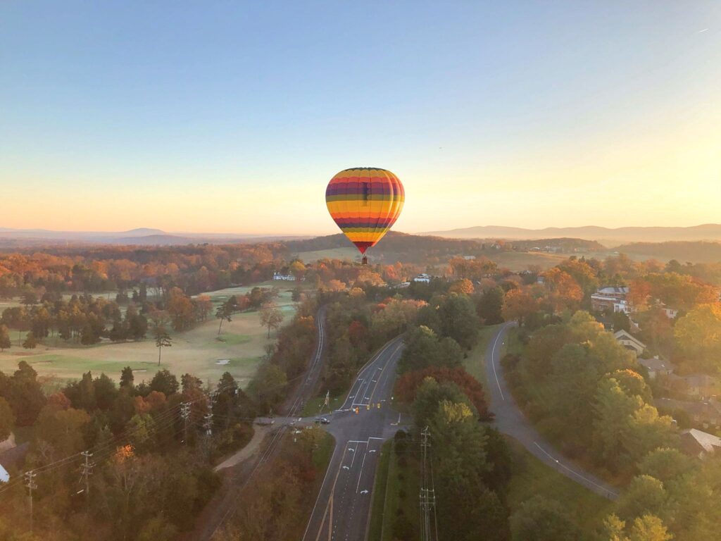 Hot Air Balloon Ride Over Charlottesville