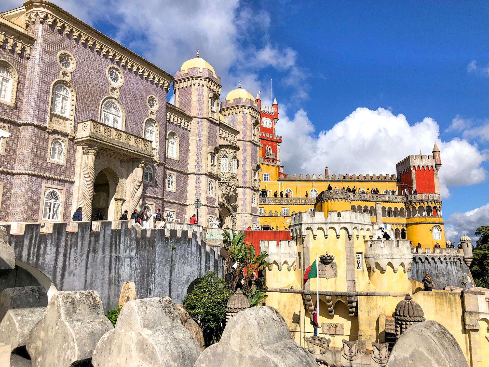 Visiting Pena Palace in Sintra