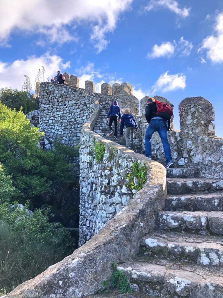 Visiting the Moorish Castle Sintra