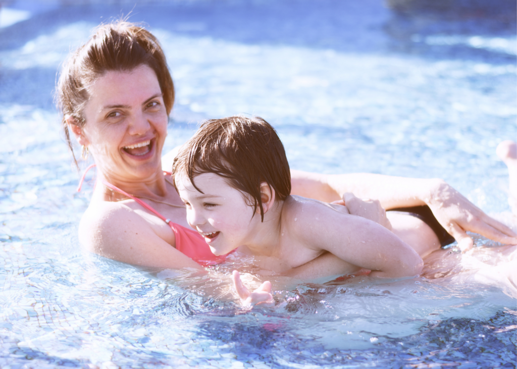 How to be a confident mom in a swimsuit