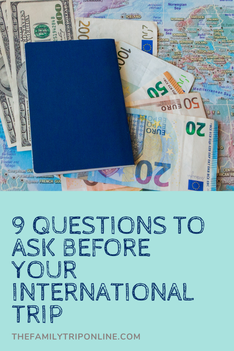 questions to ask before an international trip