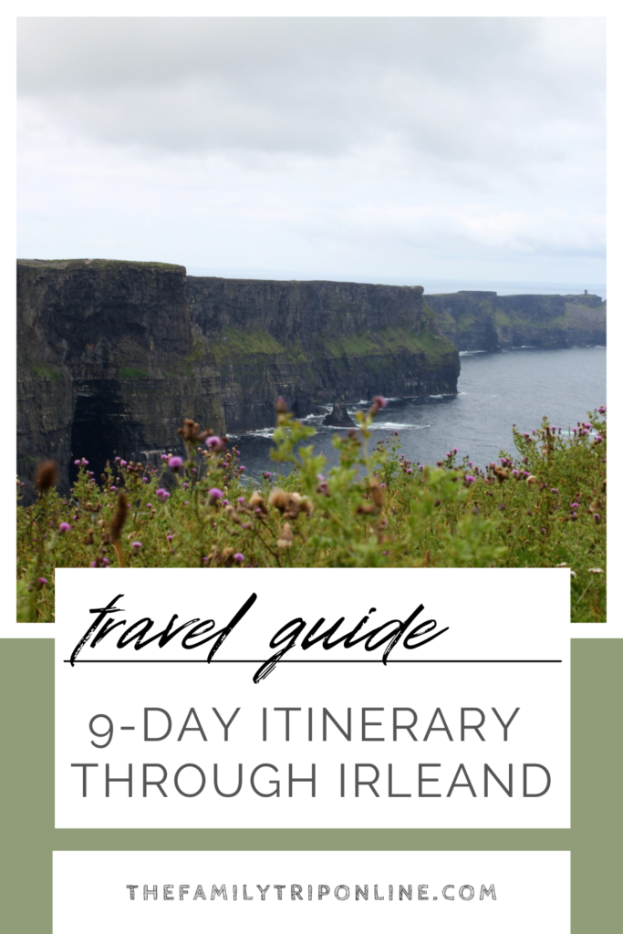 9-day itinerary through Ireland