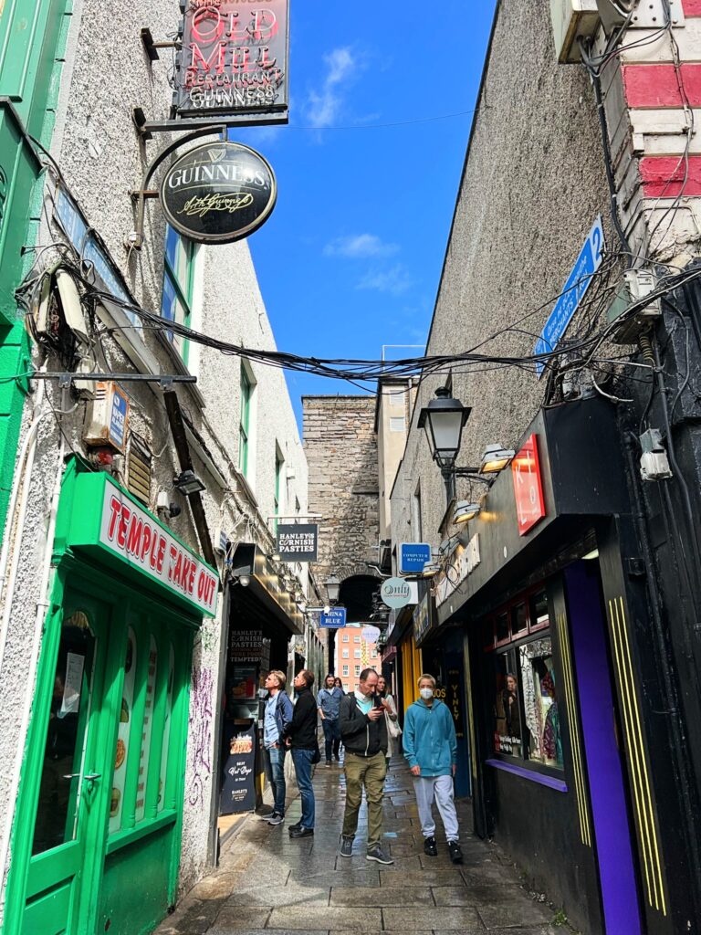 Temple bar area Dublin Ireland