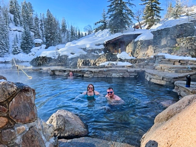 Visiting the Hot Springs in Steamboat Springs, CO
