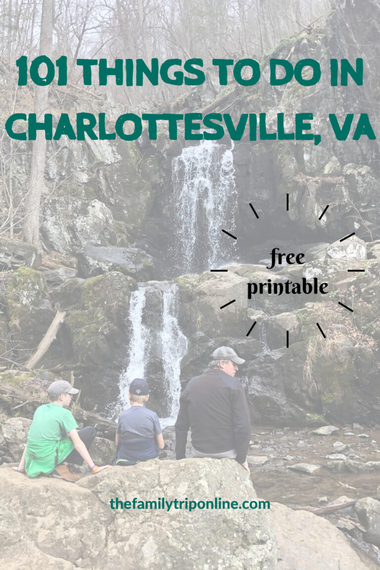 101 things to do in charlottesville