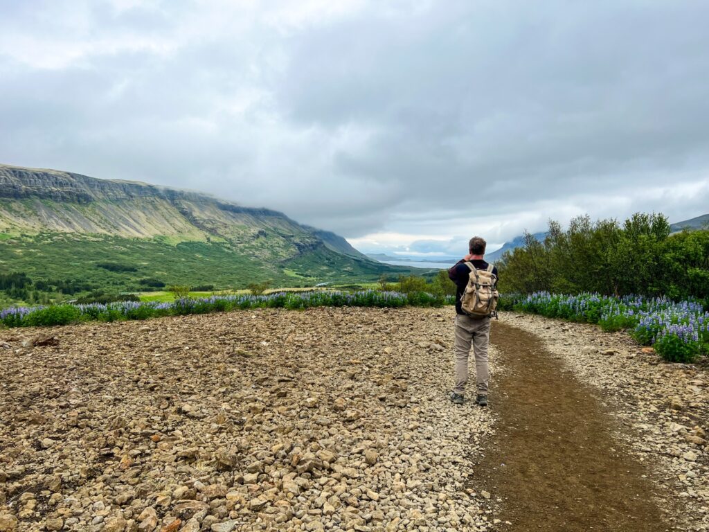 hiking waterfalls Iceland