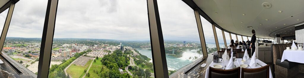 Dining view of Niagara Falls