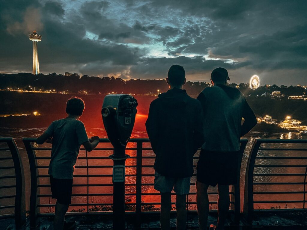 Niagara Falls State Park at Night