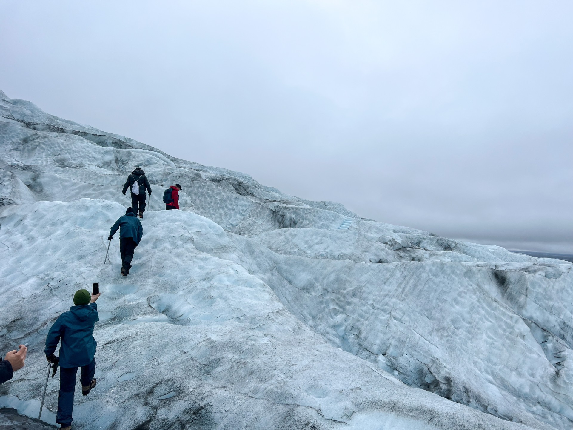 Hiking on a Glacier in Iceland – Walking on Vatnajokull in Skaftafell