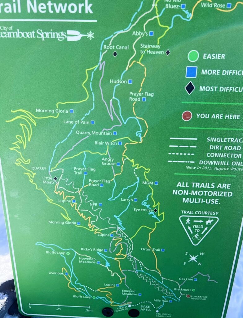 Trail Network Steamboat Springs CO