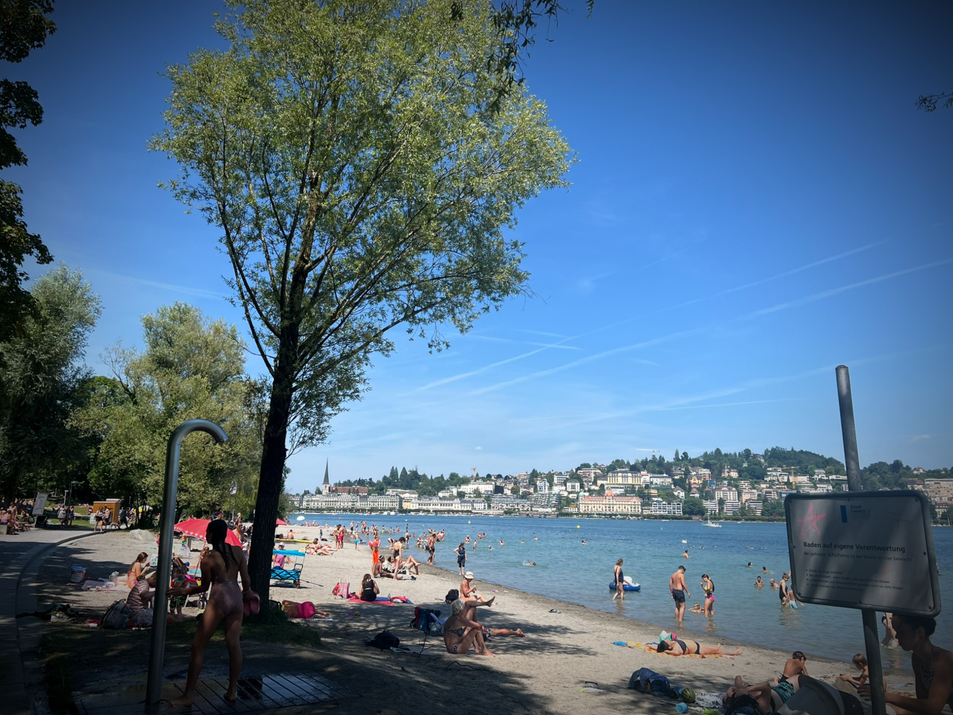 public swimming Lucerne Switzerland