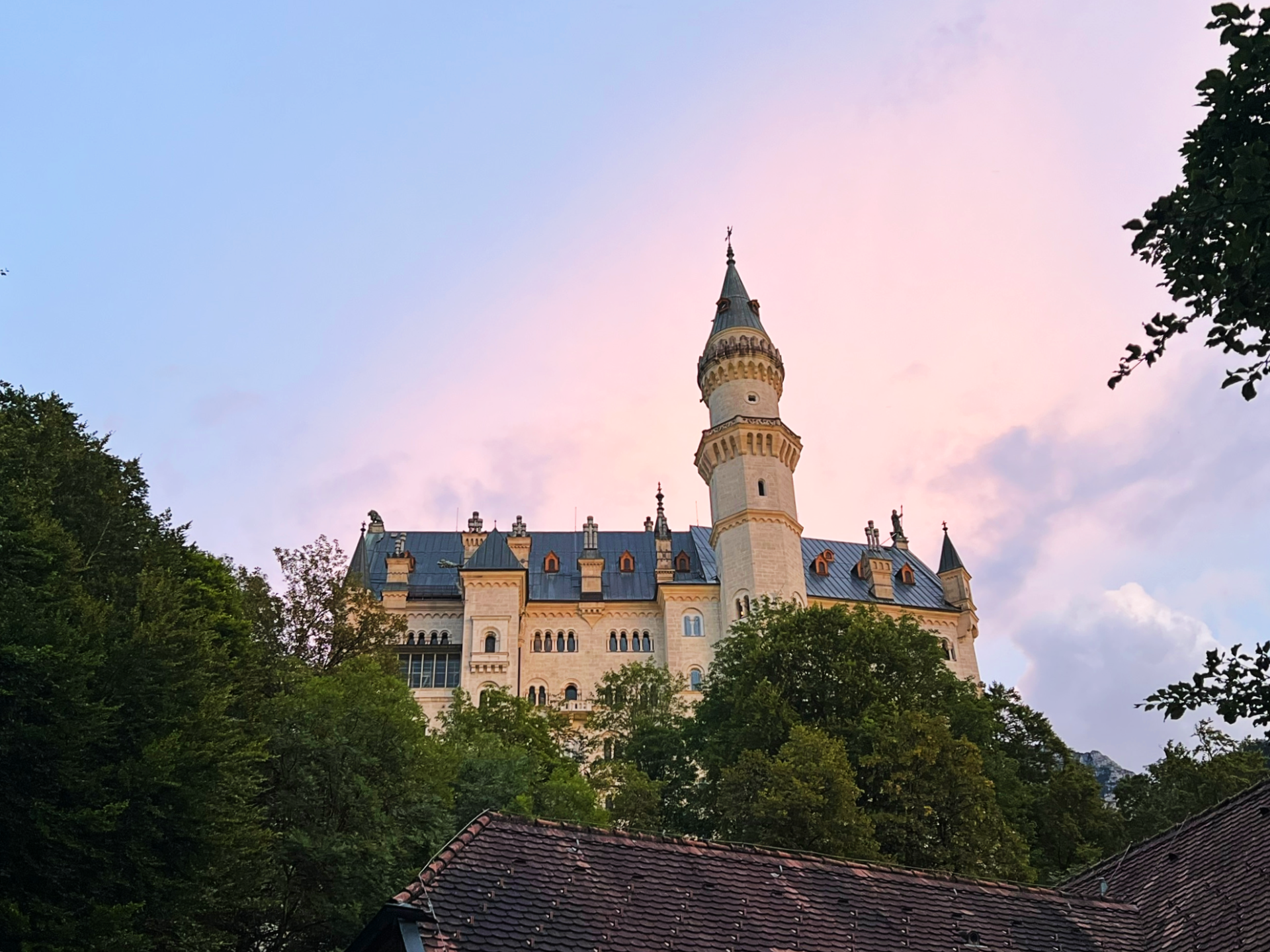 Neuschwanstein Sunset