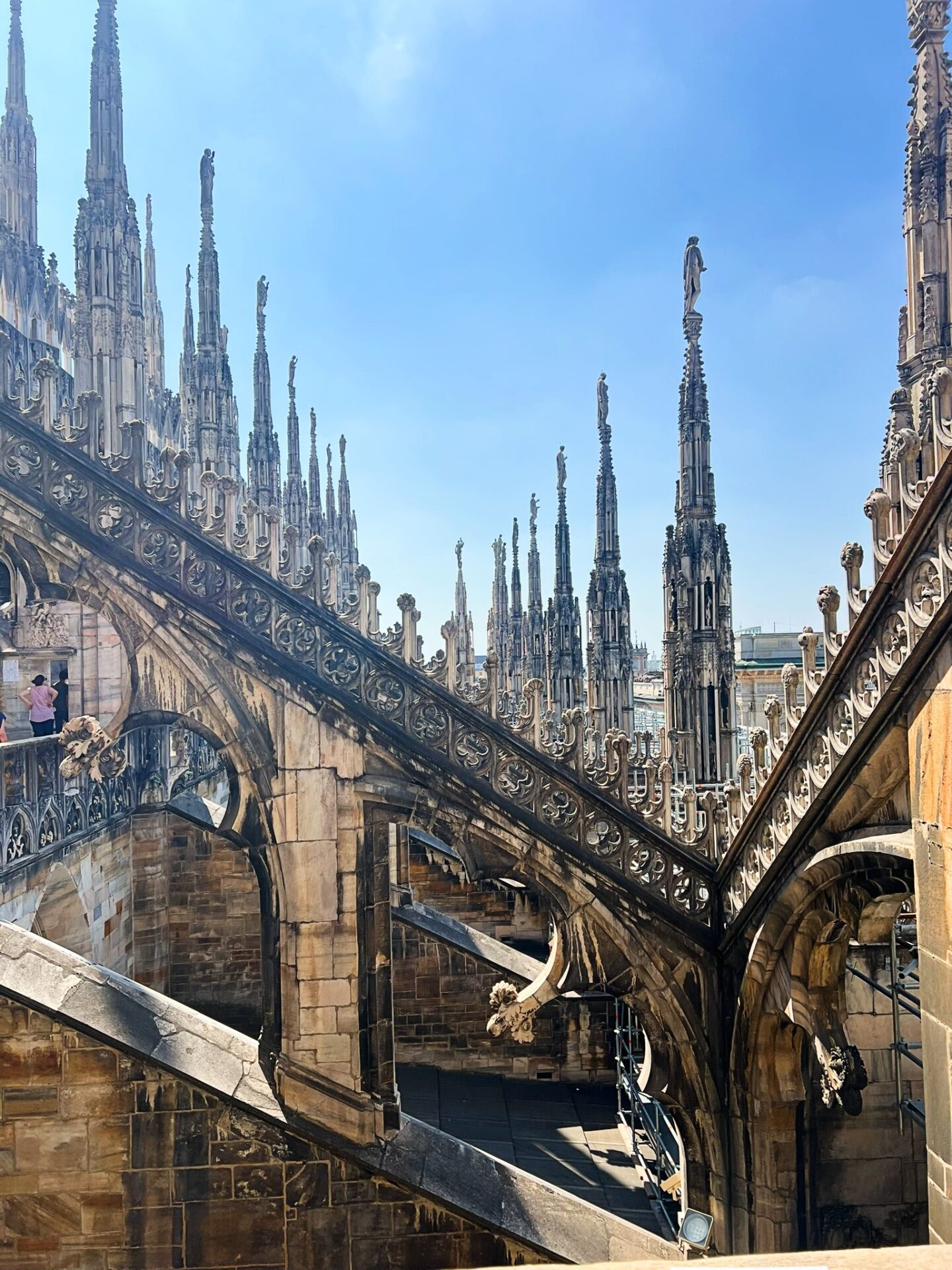 Visiting the Duomo in Milan