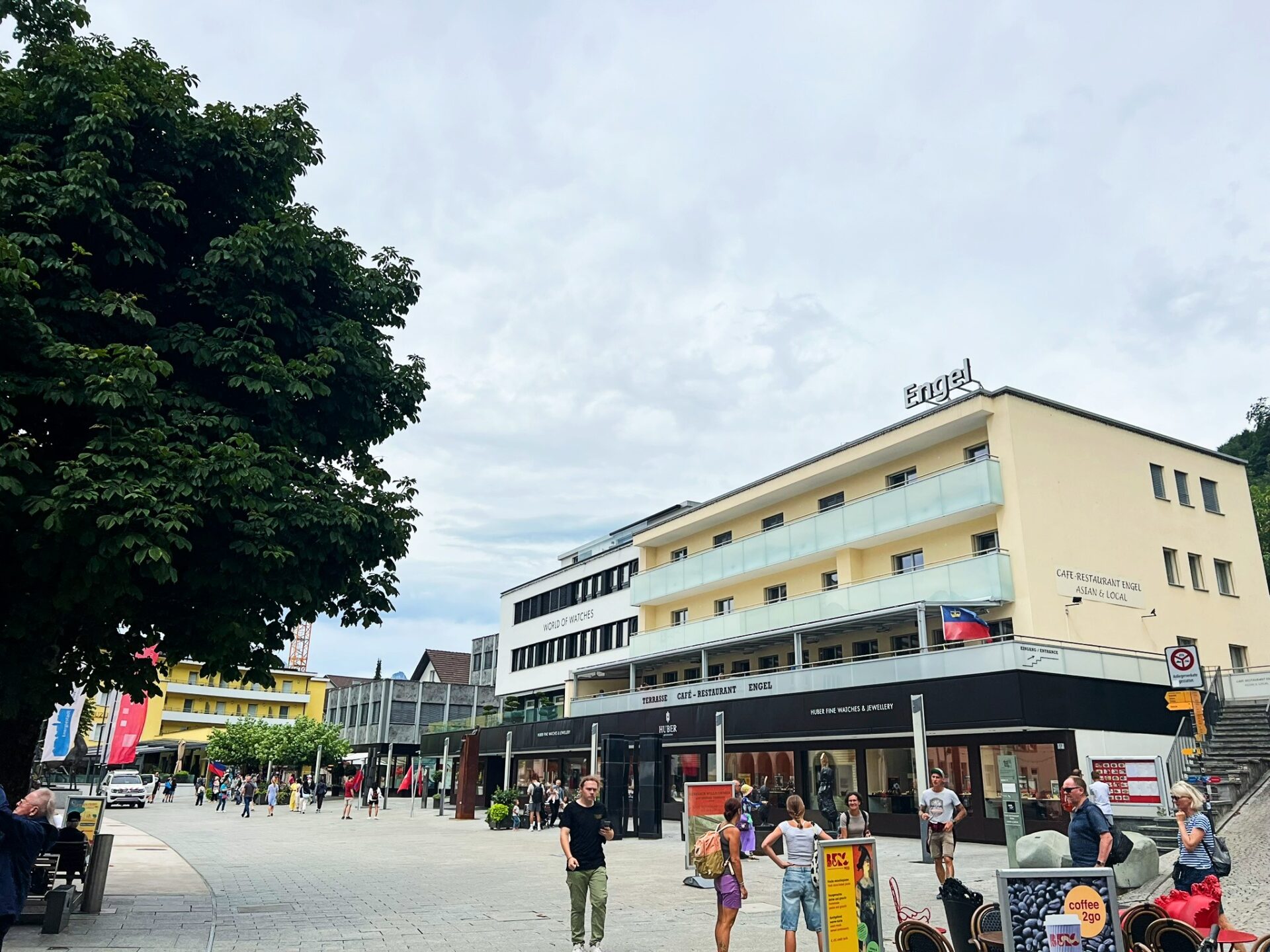 downtown Vaduz Liechtenstein