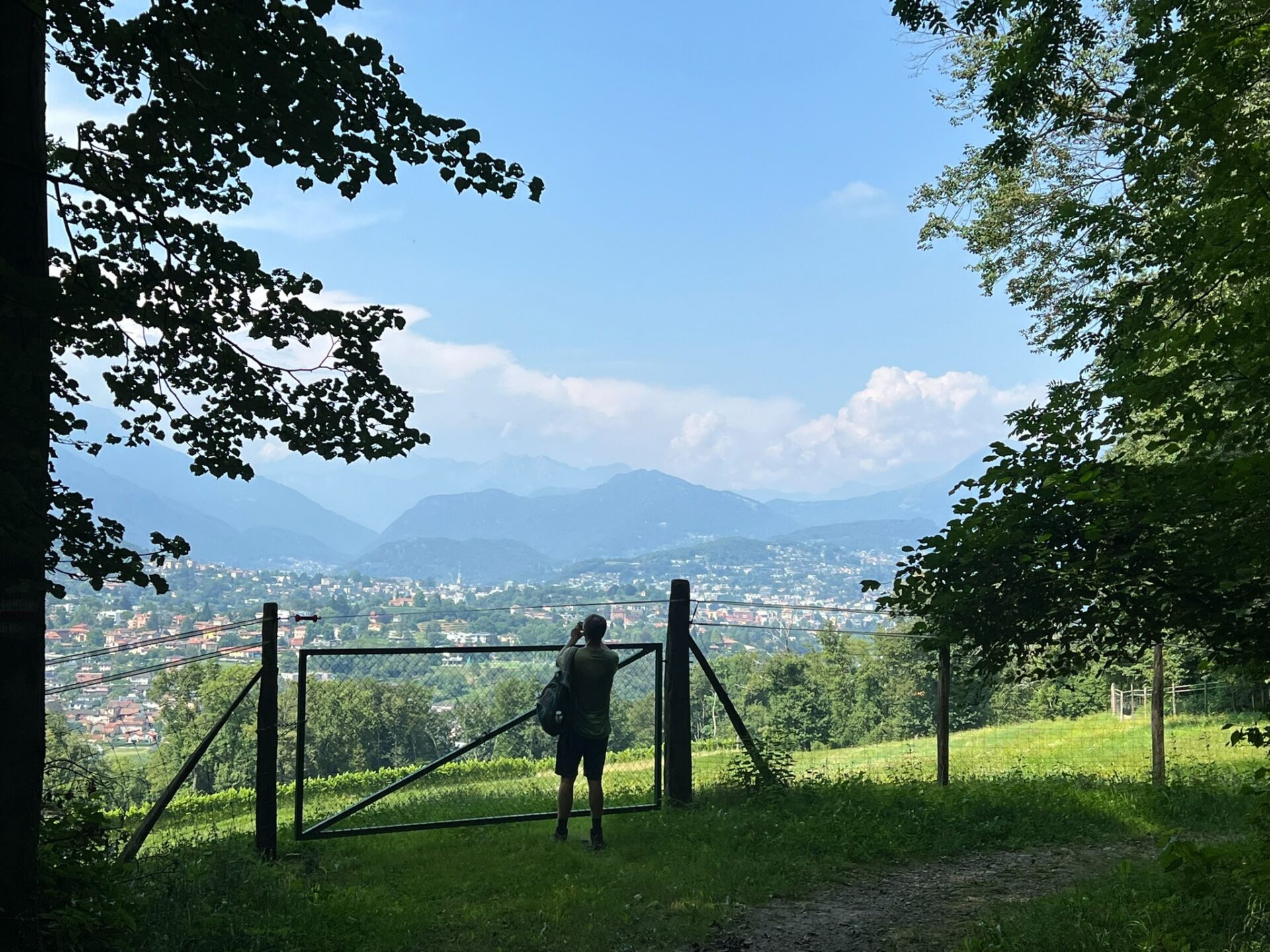 Hiking Monte San Salvatore in Lugano, Switzerland