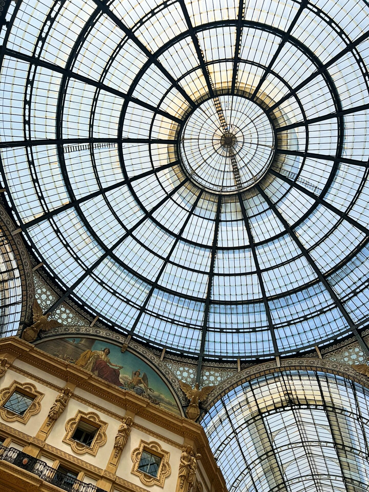 visiting the Galleria in Milan