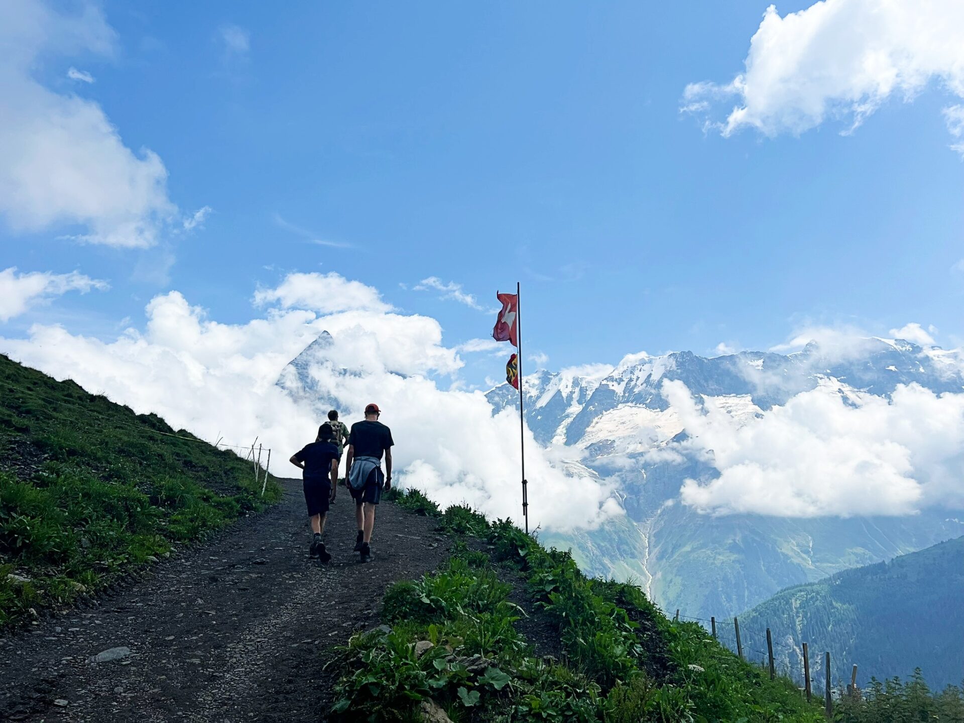 how to hike Northface Trail Switzerland