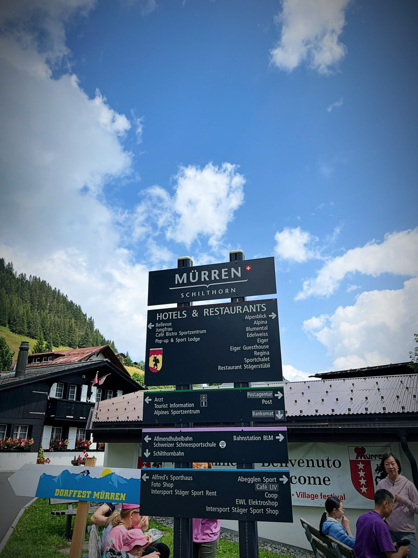 visiting Murren Switzerland