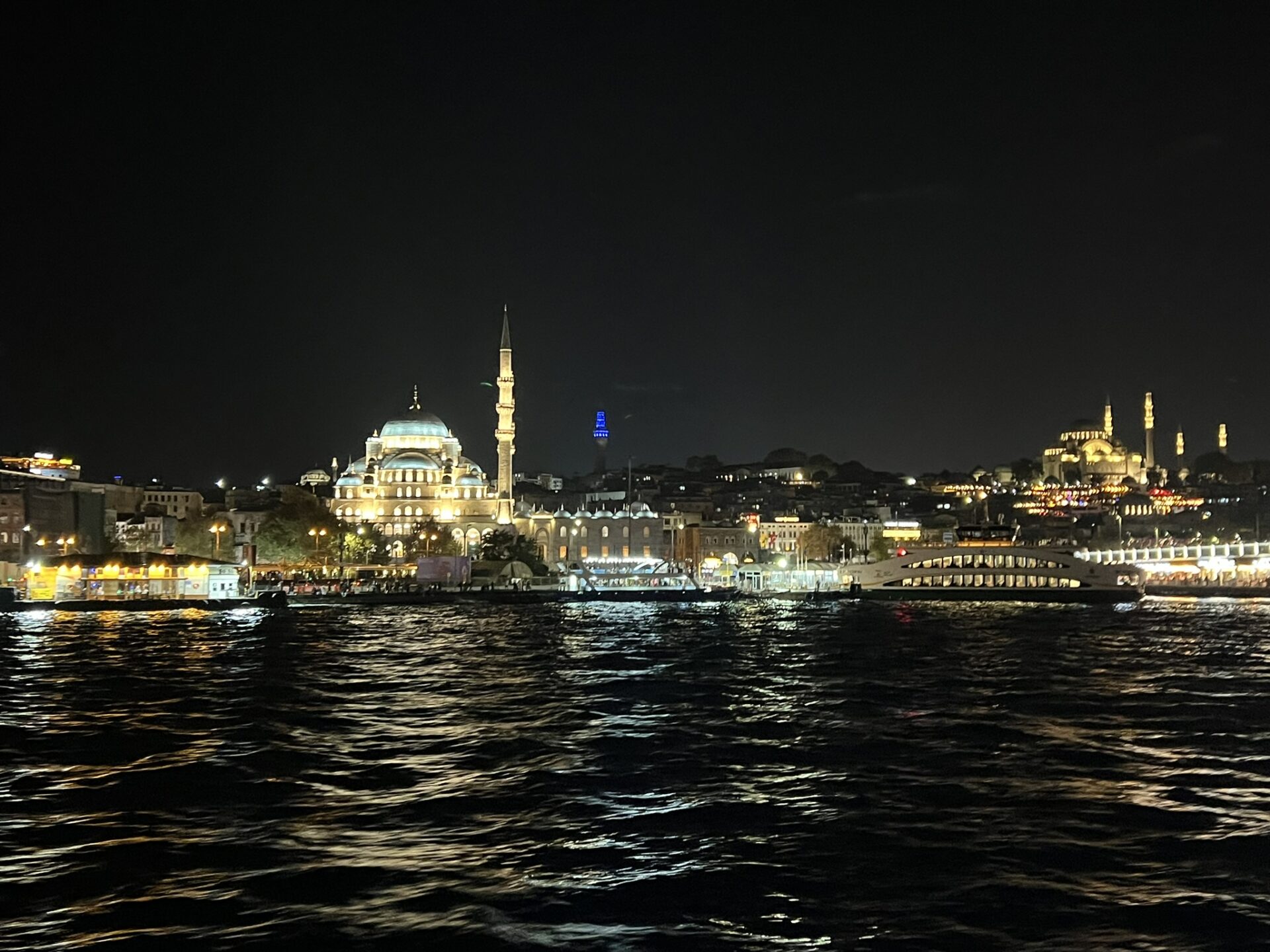 Bosphorus Ferry Ride at Night