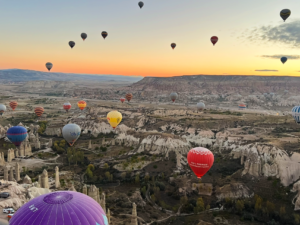 Cappadocia Turkey hot air balloon