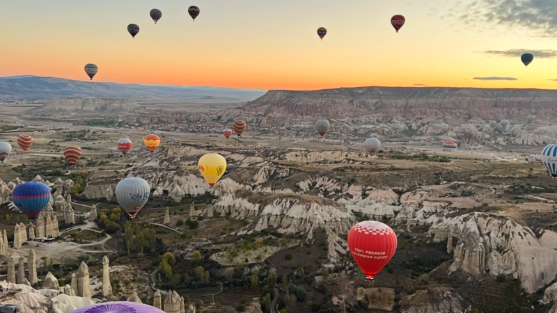 Cappadocia Turkey hot air balloon