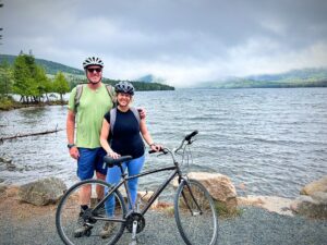 biking Carriage Roads Acadia