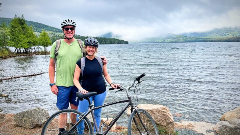 biking Carriage Roads Acadia