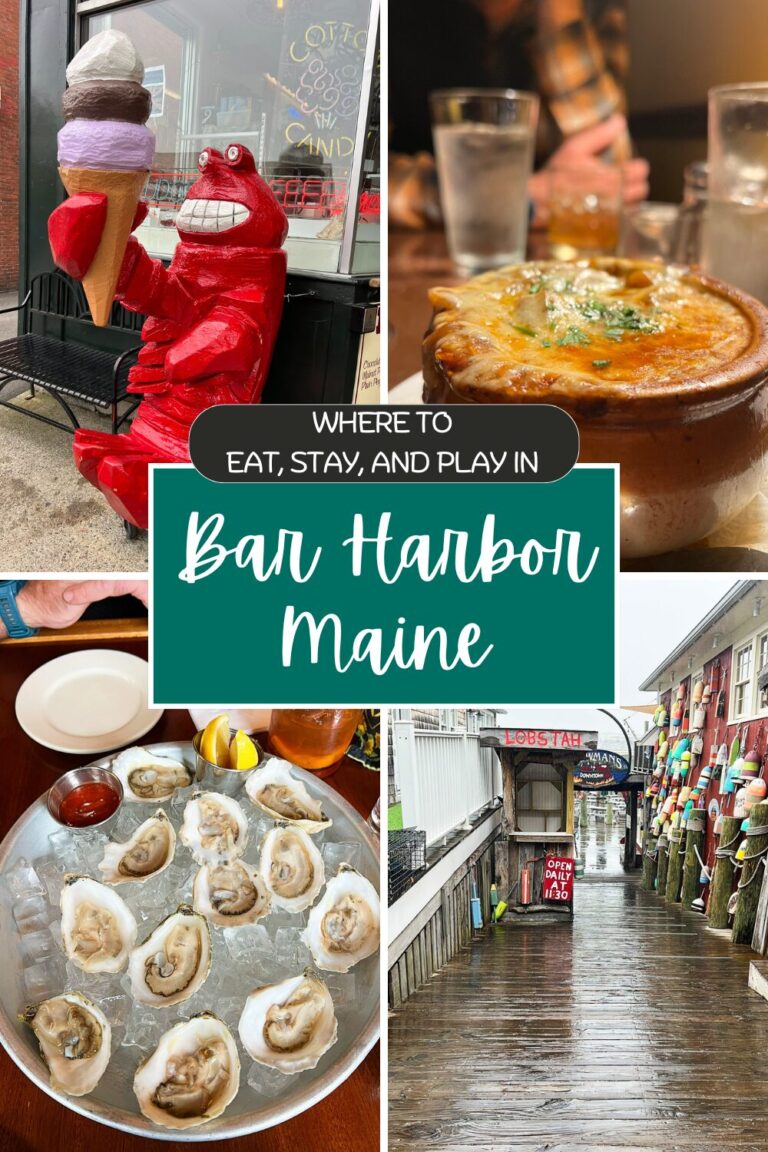 downtown Bar Harbor, ME