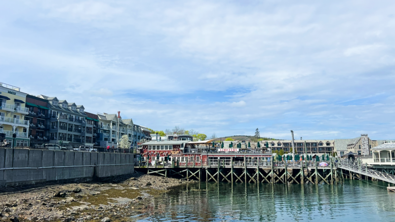 downtown Bar Harbor Maine