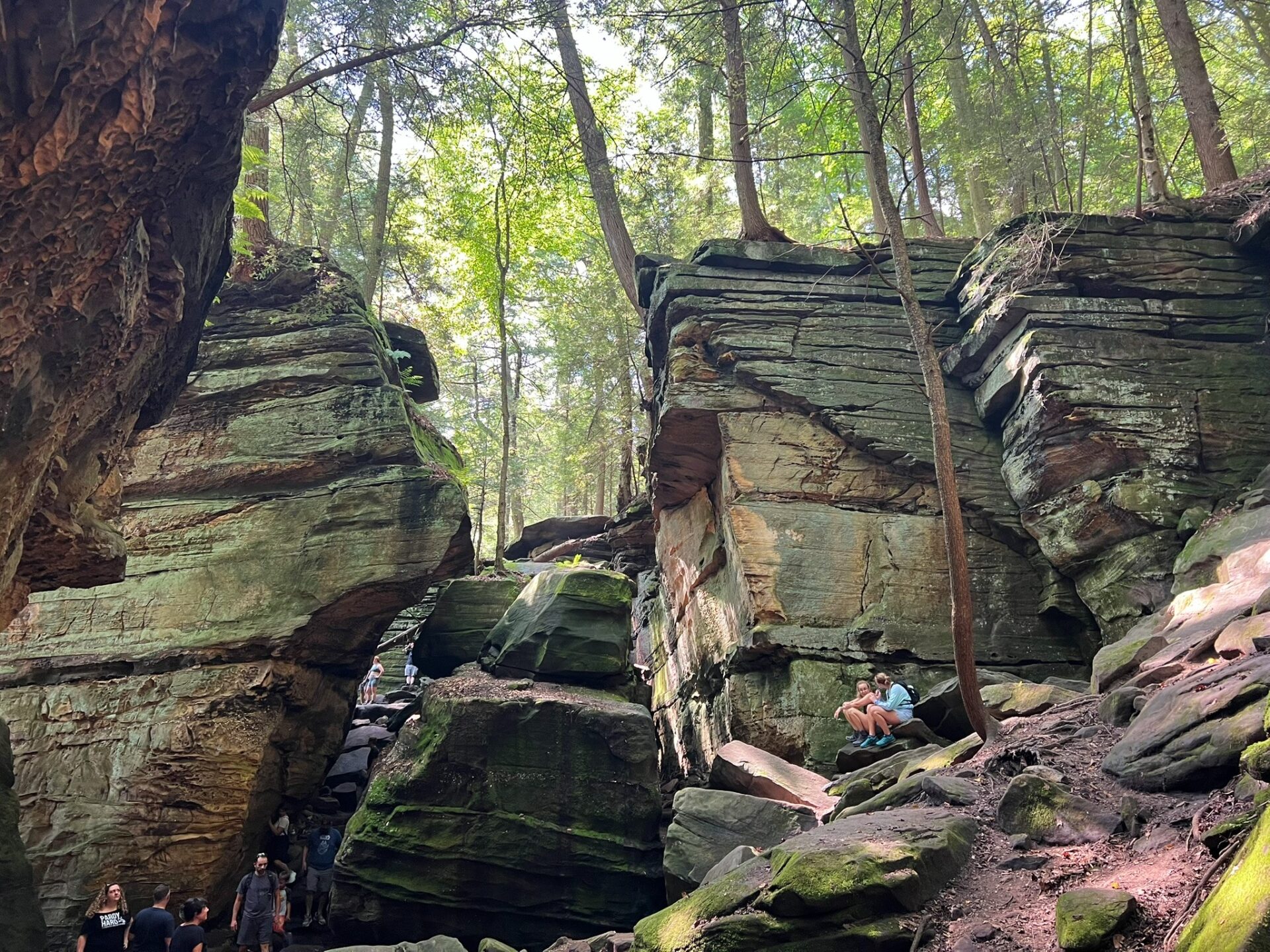 hiking the ledges cuyahoga valley national park