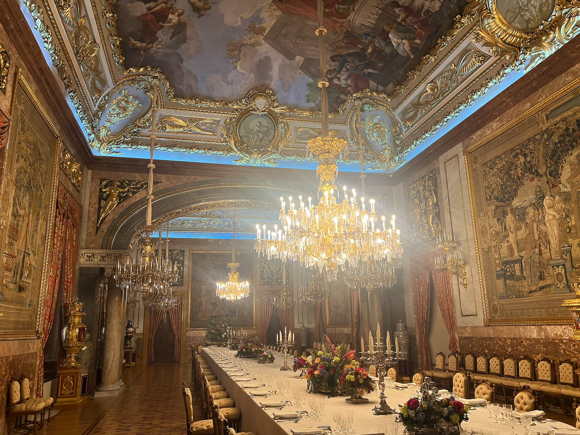 visiting the Royal Palace Madrid Spain