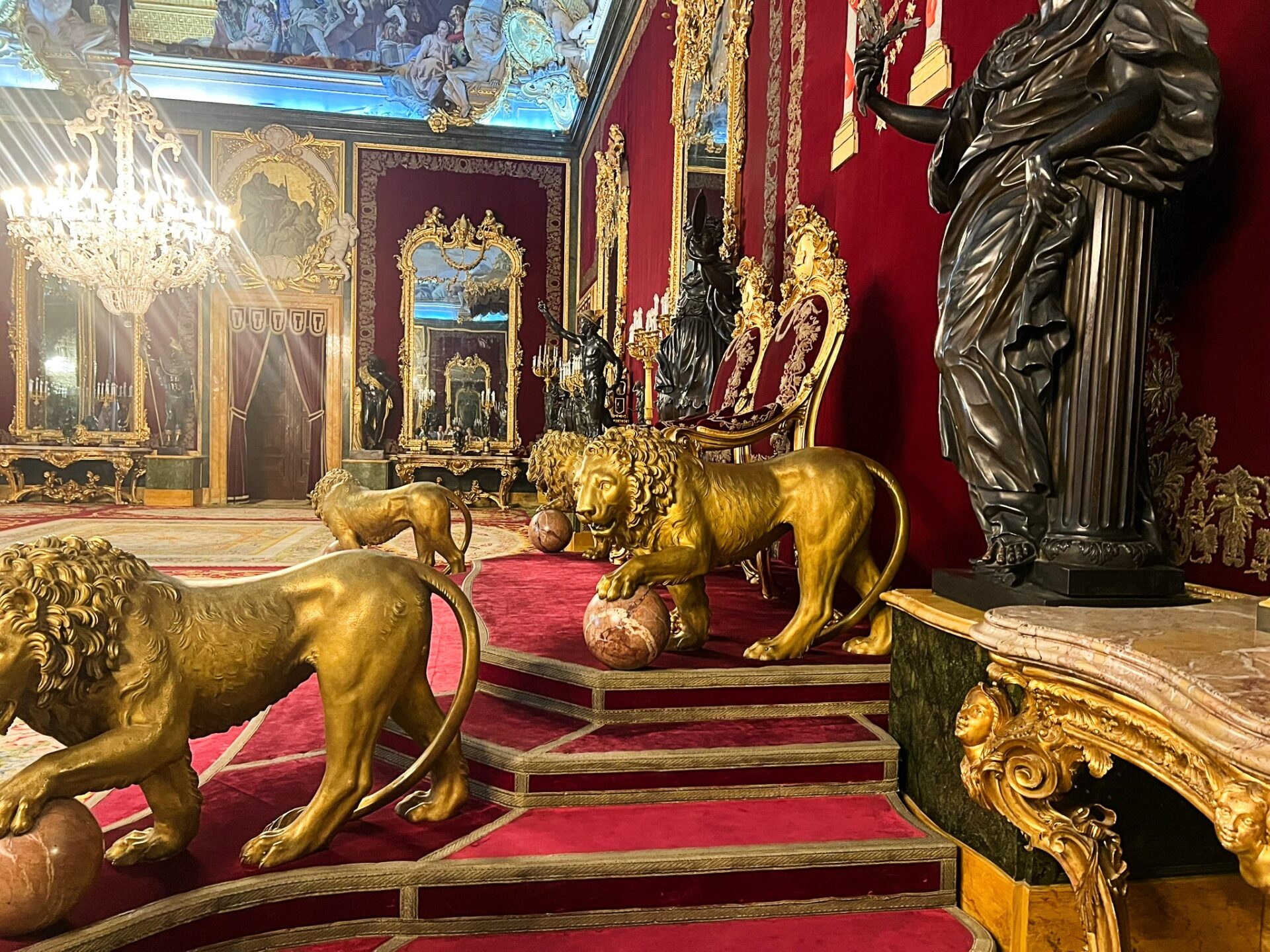 visiting the Royal Palace Madrid Spain