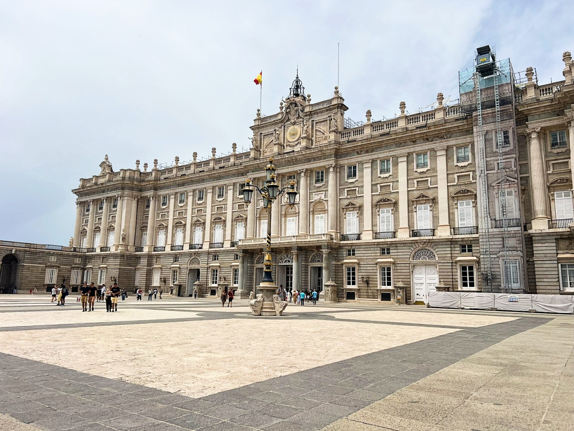 visiting the Royal Palace Madrid Spain