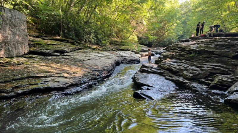Ohiopyle natural waterslides