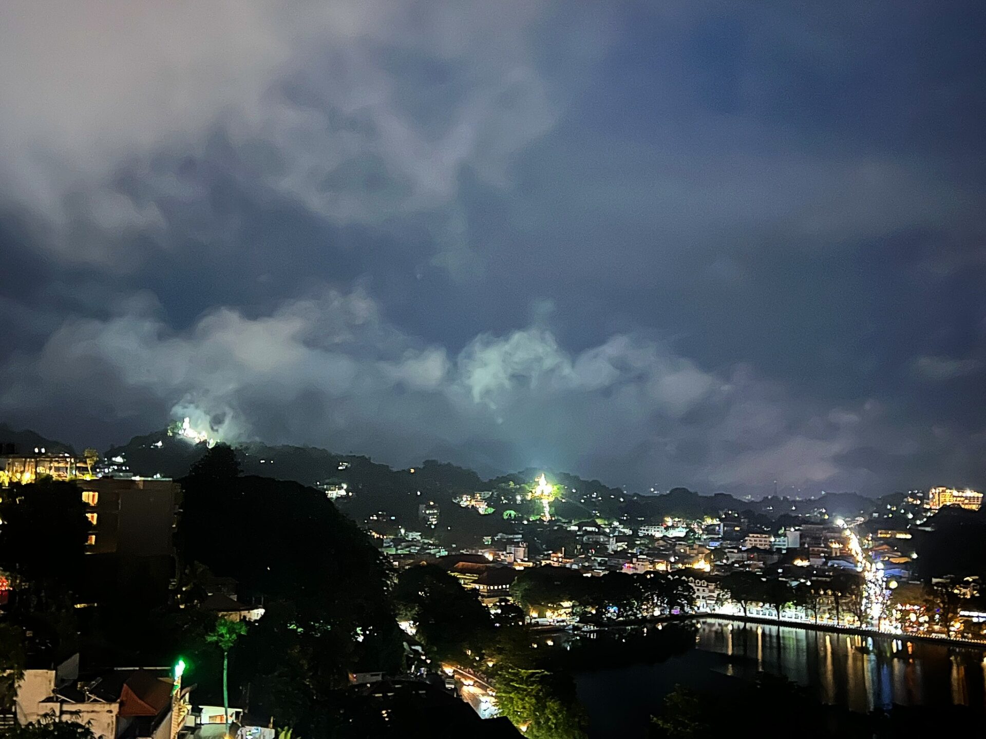 Kandy at night