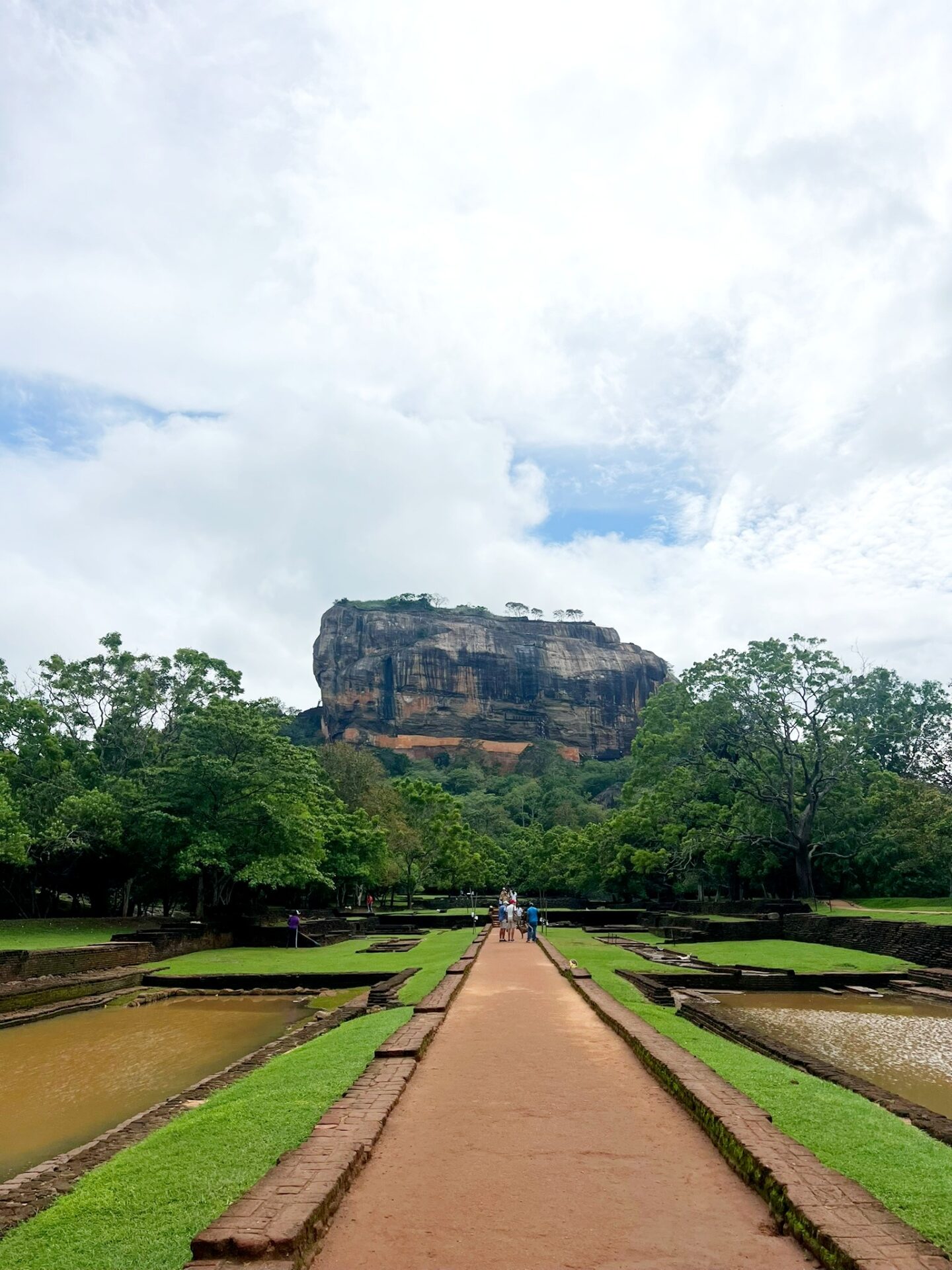 visiting Sigiriya Rock Sri Lanka