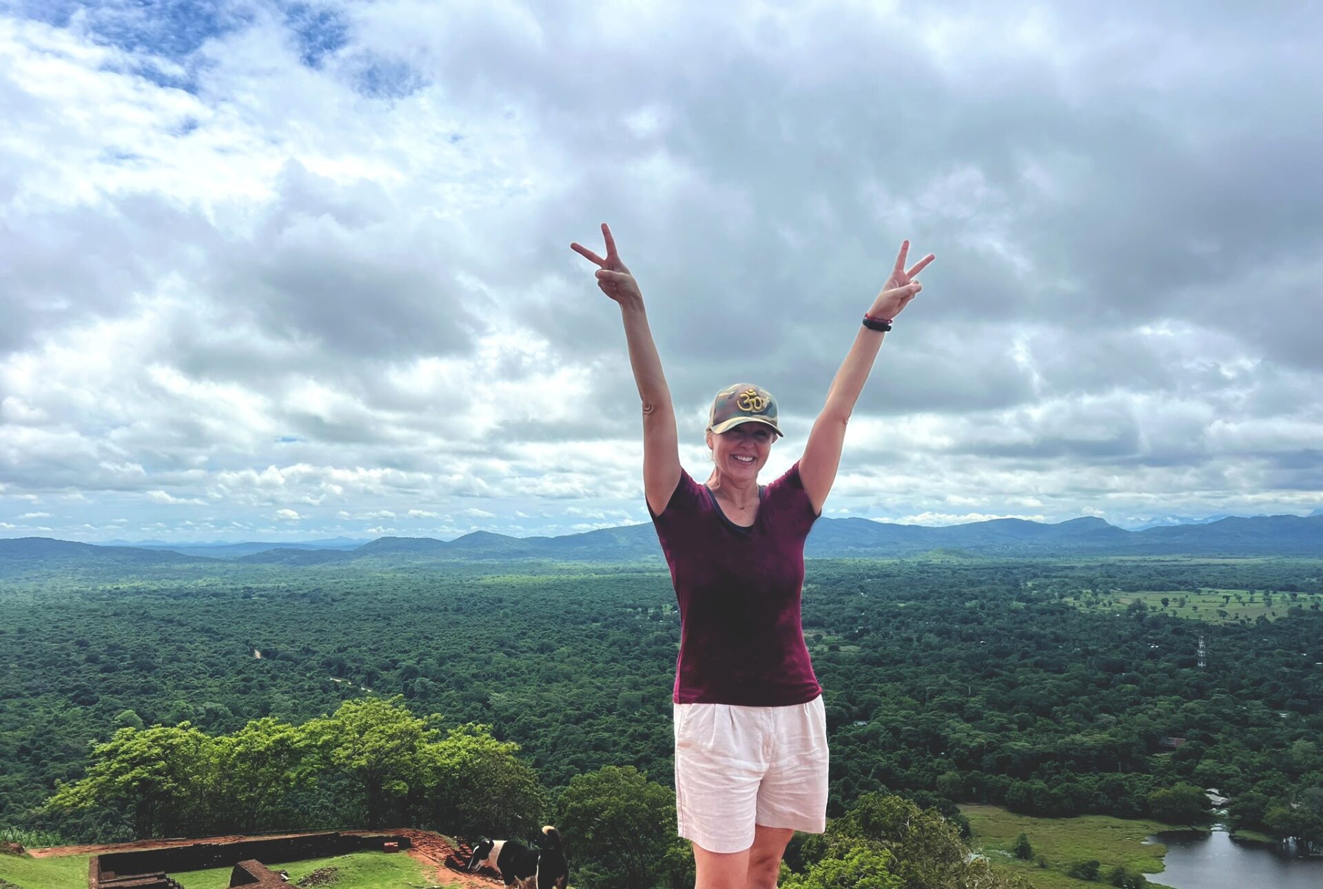 hiking Sigiriya rock in Sri Lanka