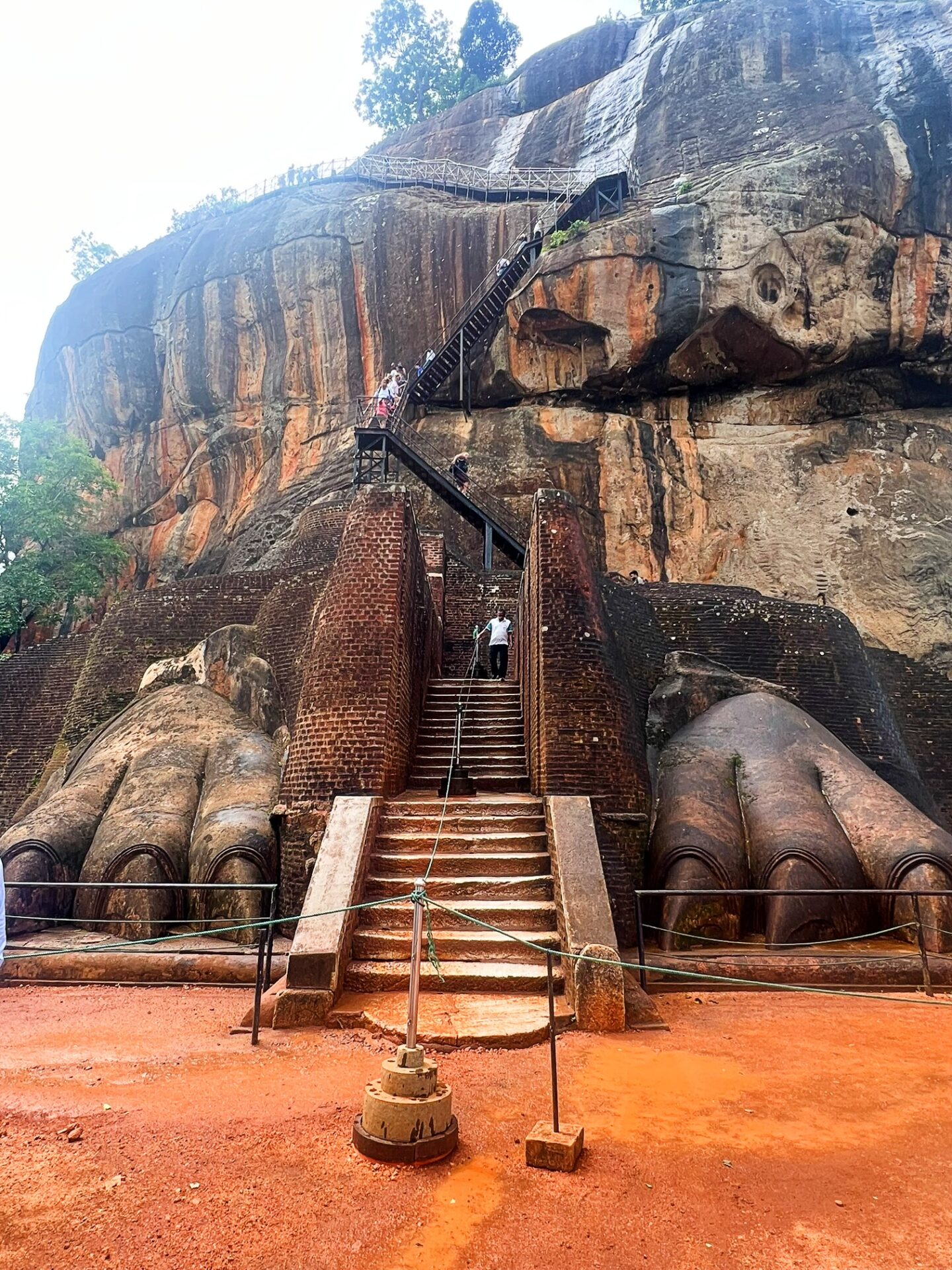 hiking Sigiriya Rock Sri Lanka