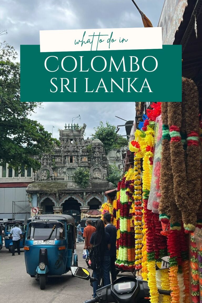 what to do in Colombo Sri Lanka