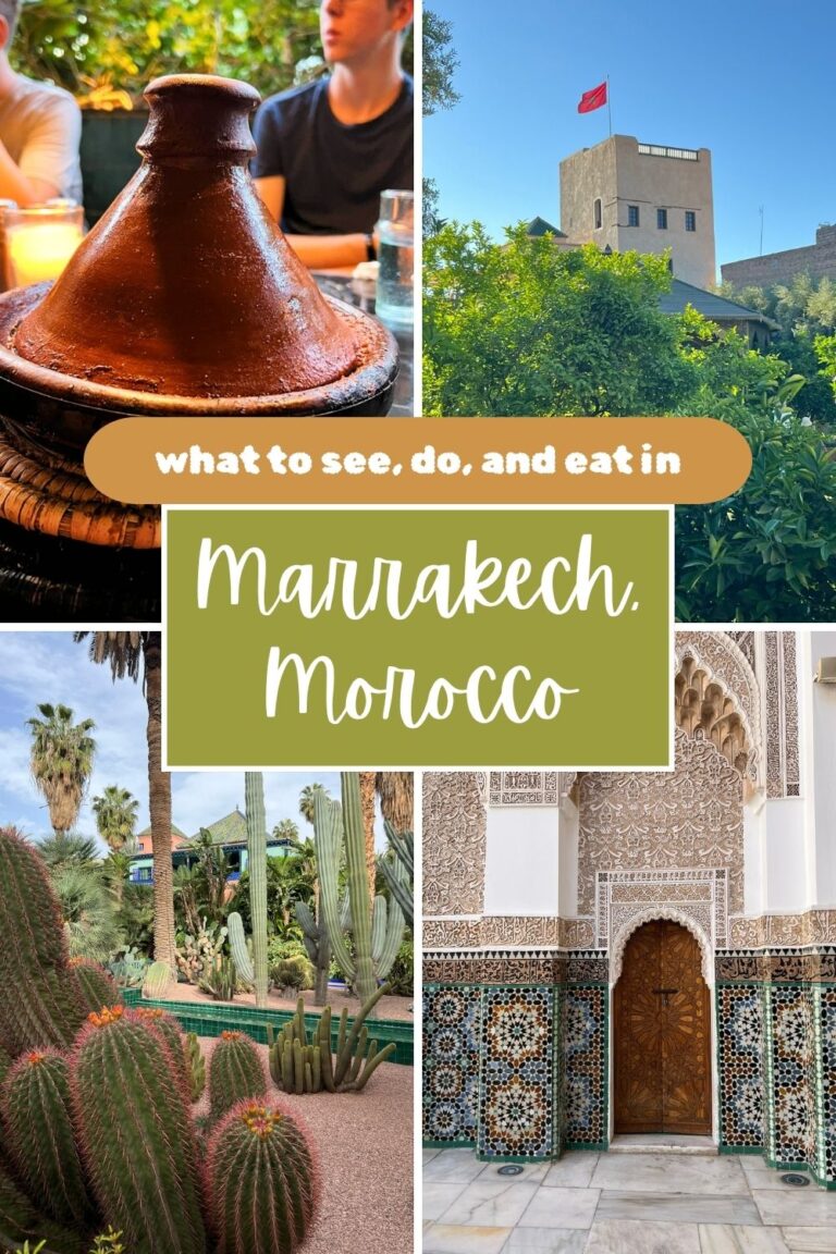 what to see, do and eat in Marrakech