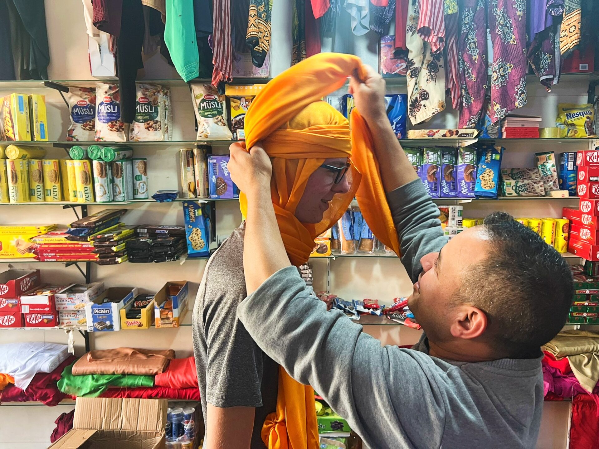 head scarf desert