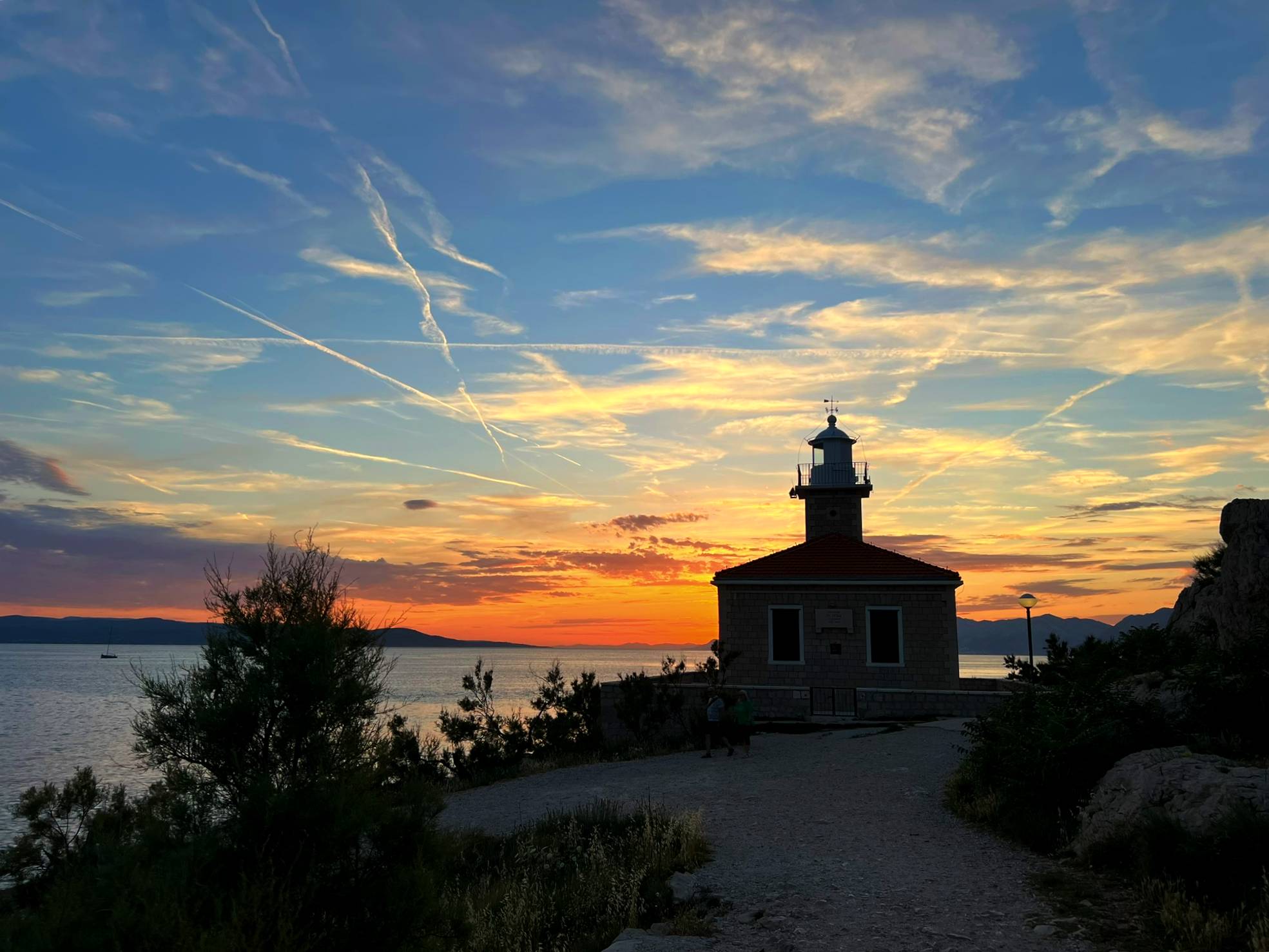 where to see sunset in Makarska