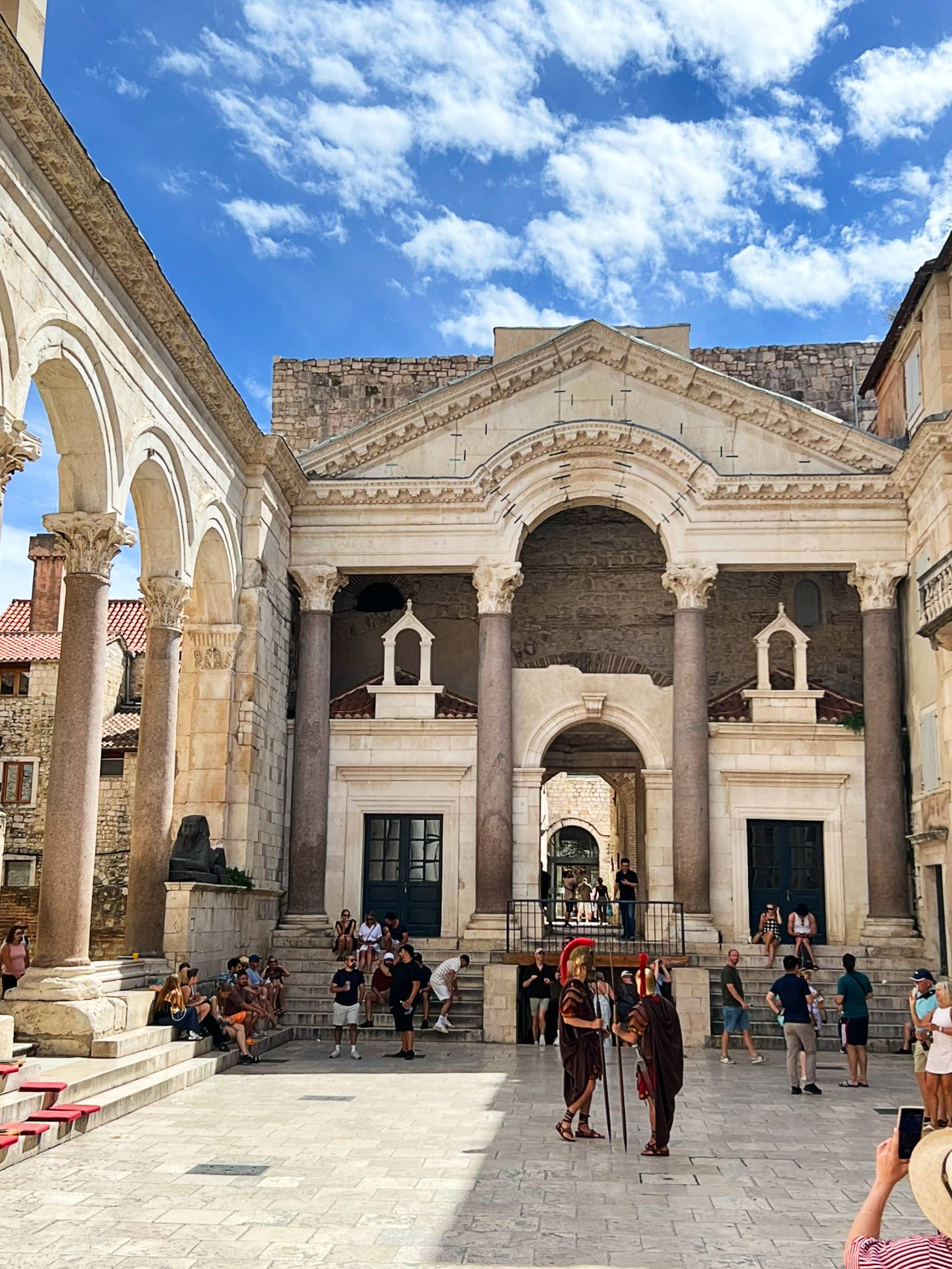 Visiting Diocletian's Palace Split Croatia